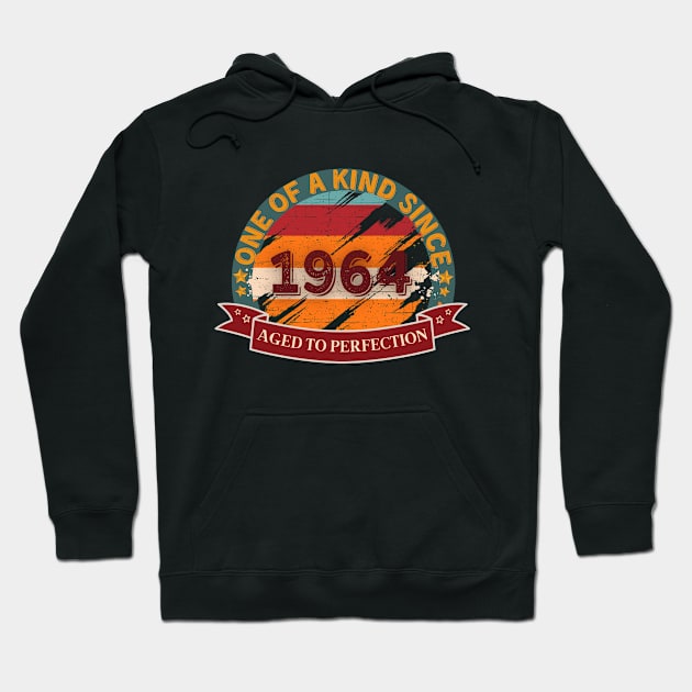 One Of A Kind 1964 Aged To Perfection Hoodie by JokenLove